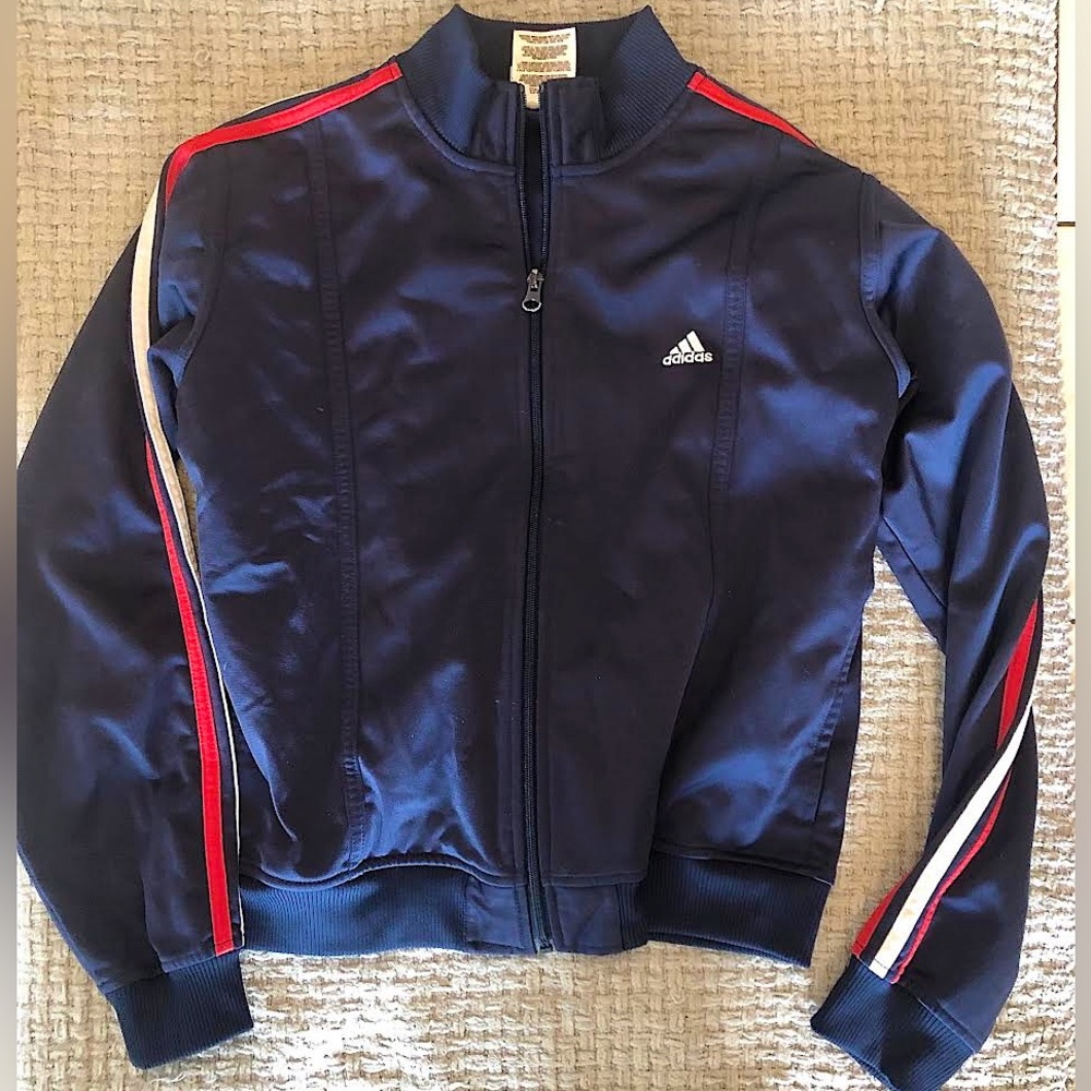 Adidas Zip Up Bomber Jacket